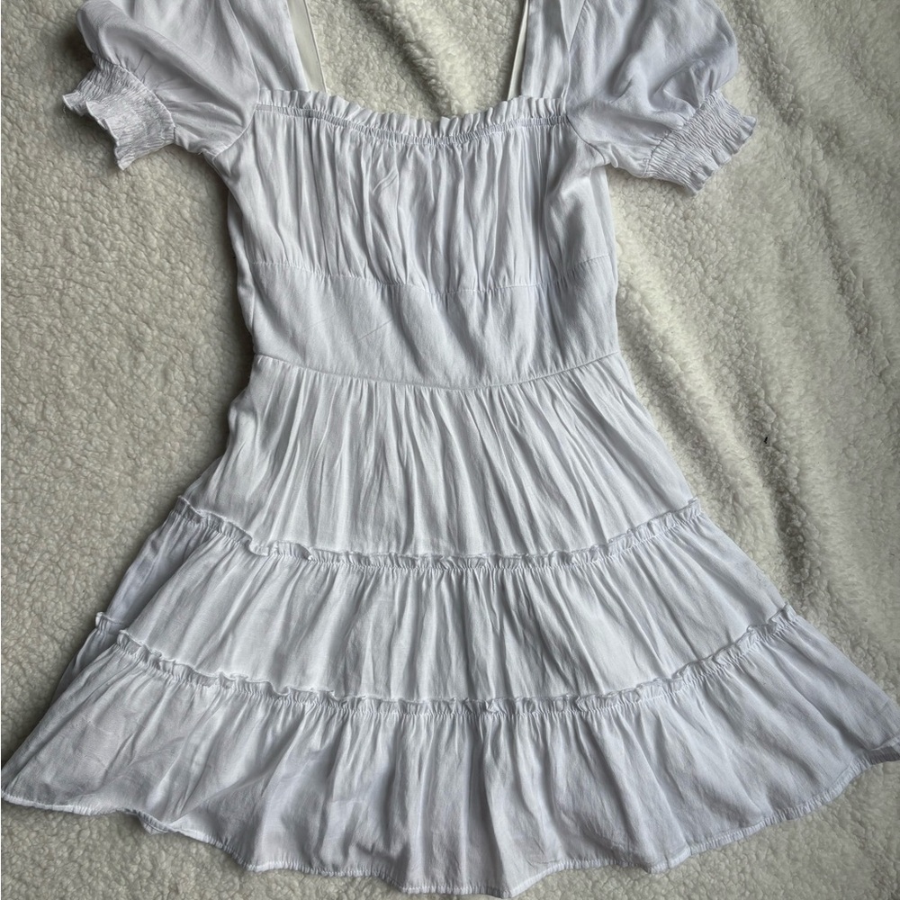 Altar'd State White Textured Dress